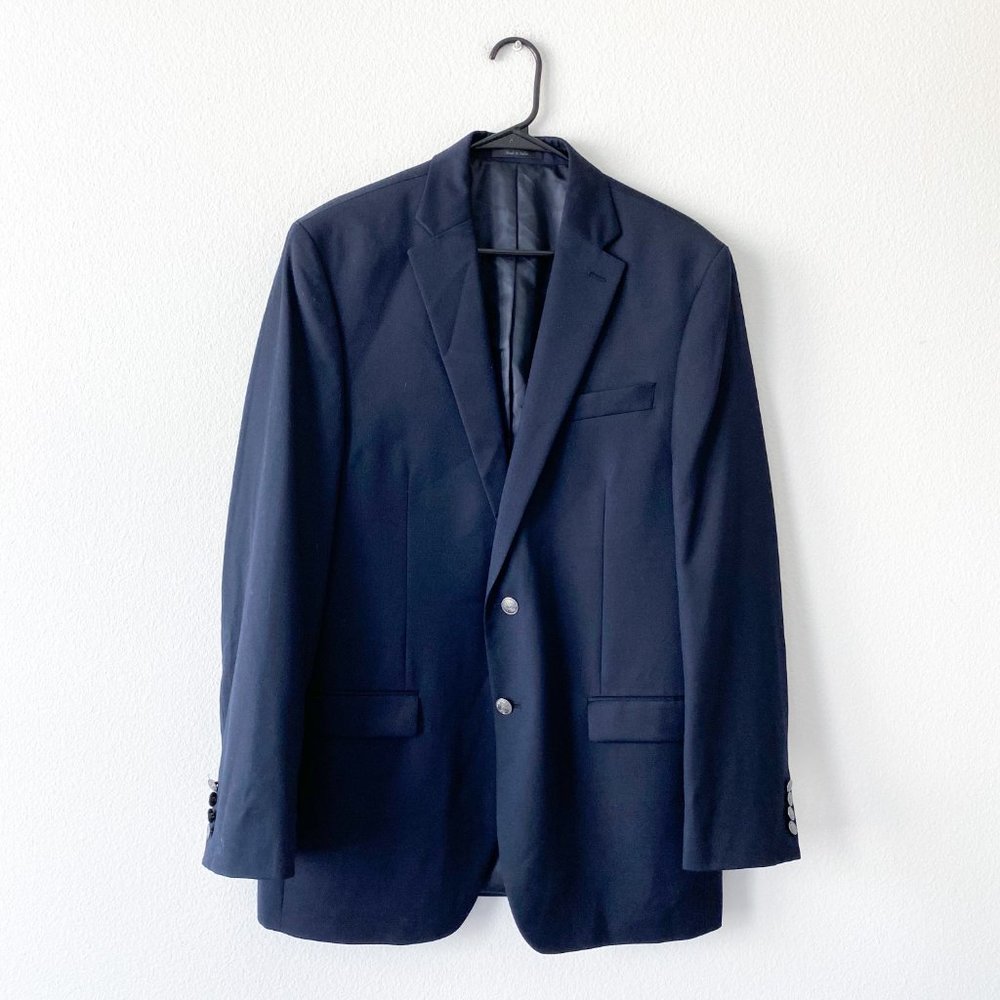 ❤️SOLD❤️Michael Kors Wool Blend Navy Blue Sports - Picture 2 of 9